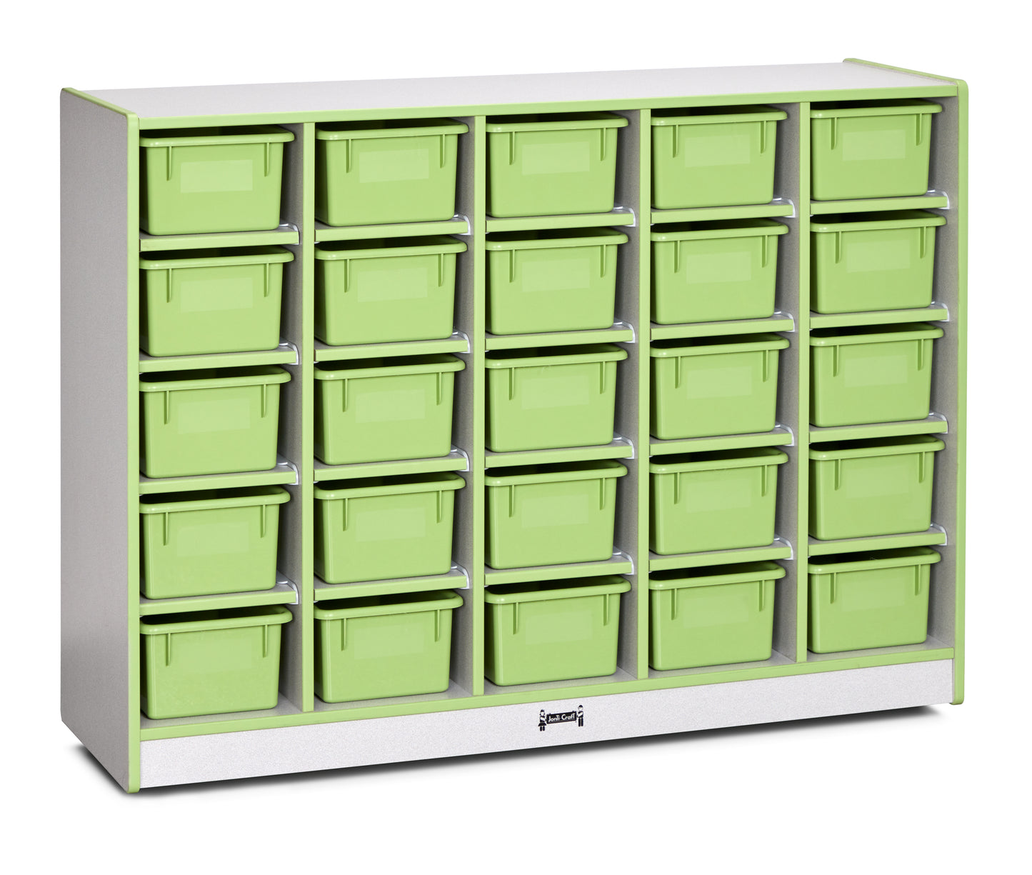 Rainbow Accents 25 Cubbie-Tray Mobile Storage - without Trays - Blue