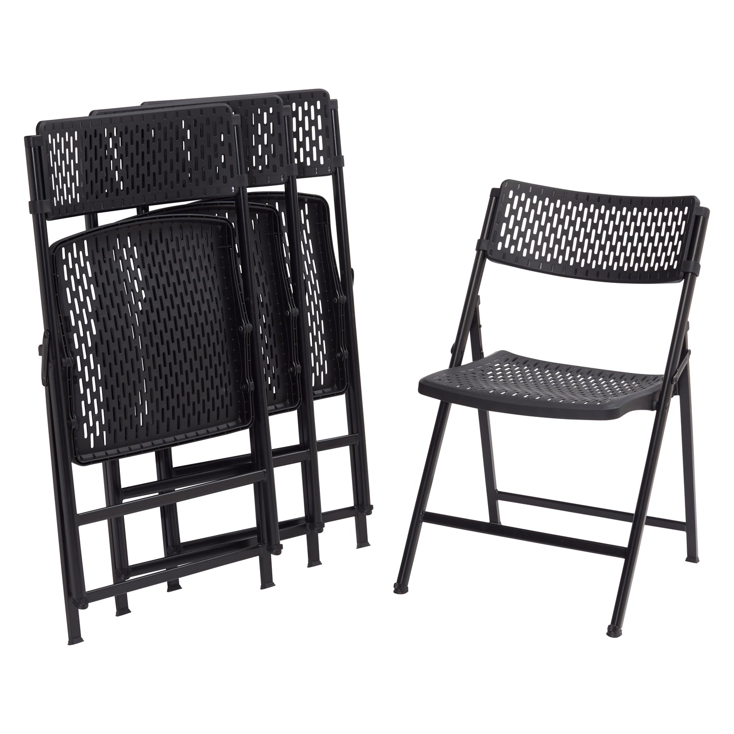 Airflex Series Premium Polypropylene Folding Chair (Pack of 4)