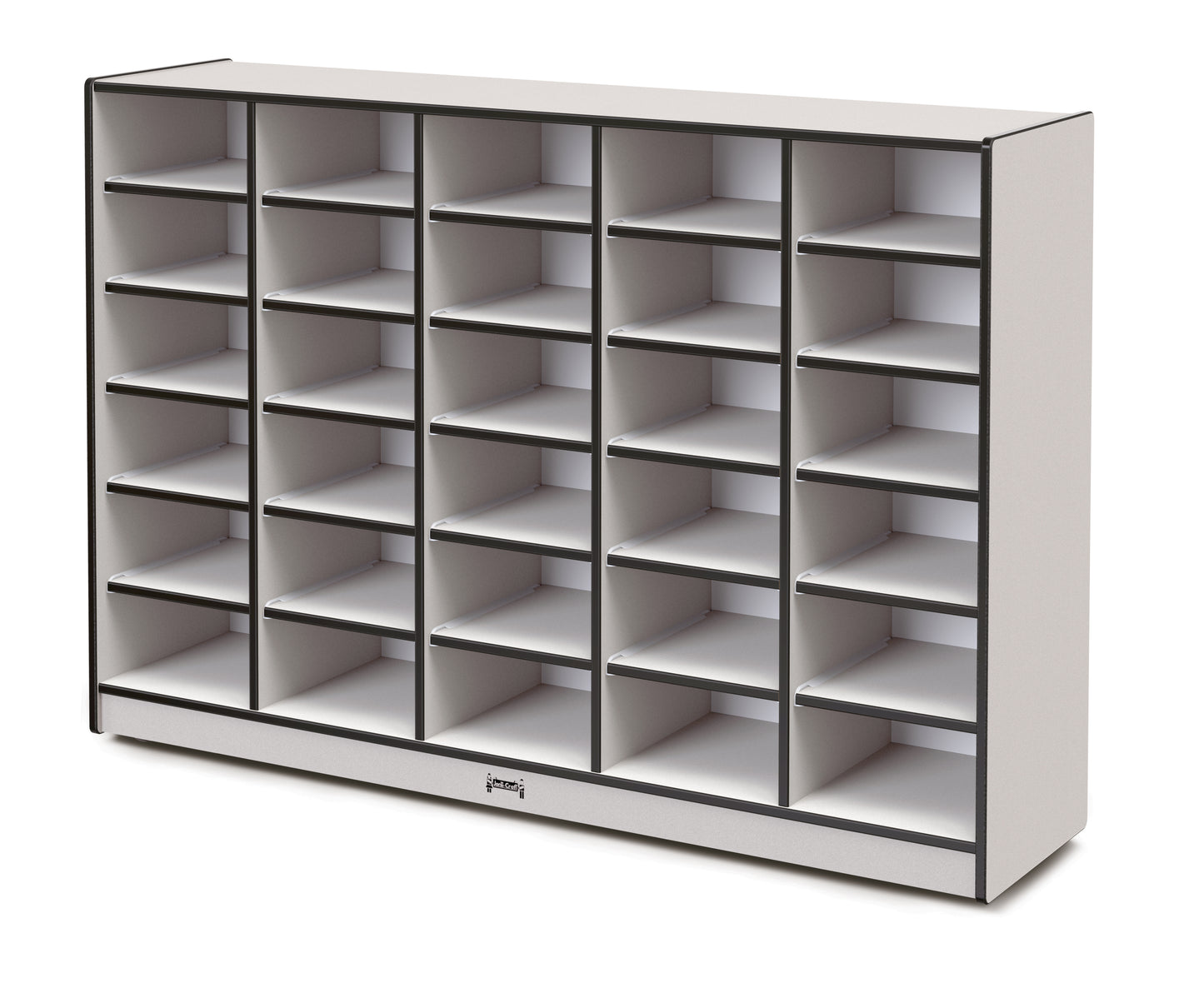 Rainbow Accents 30 Tub Mobile Storage - without Tubs - Gray