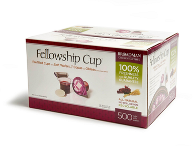 Fellowship Cup prefilled communion cups juice and wafer, 2000 Count Case