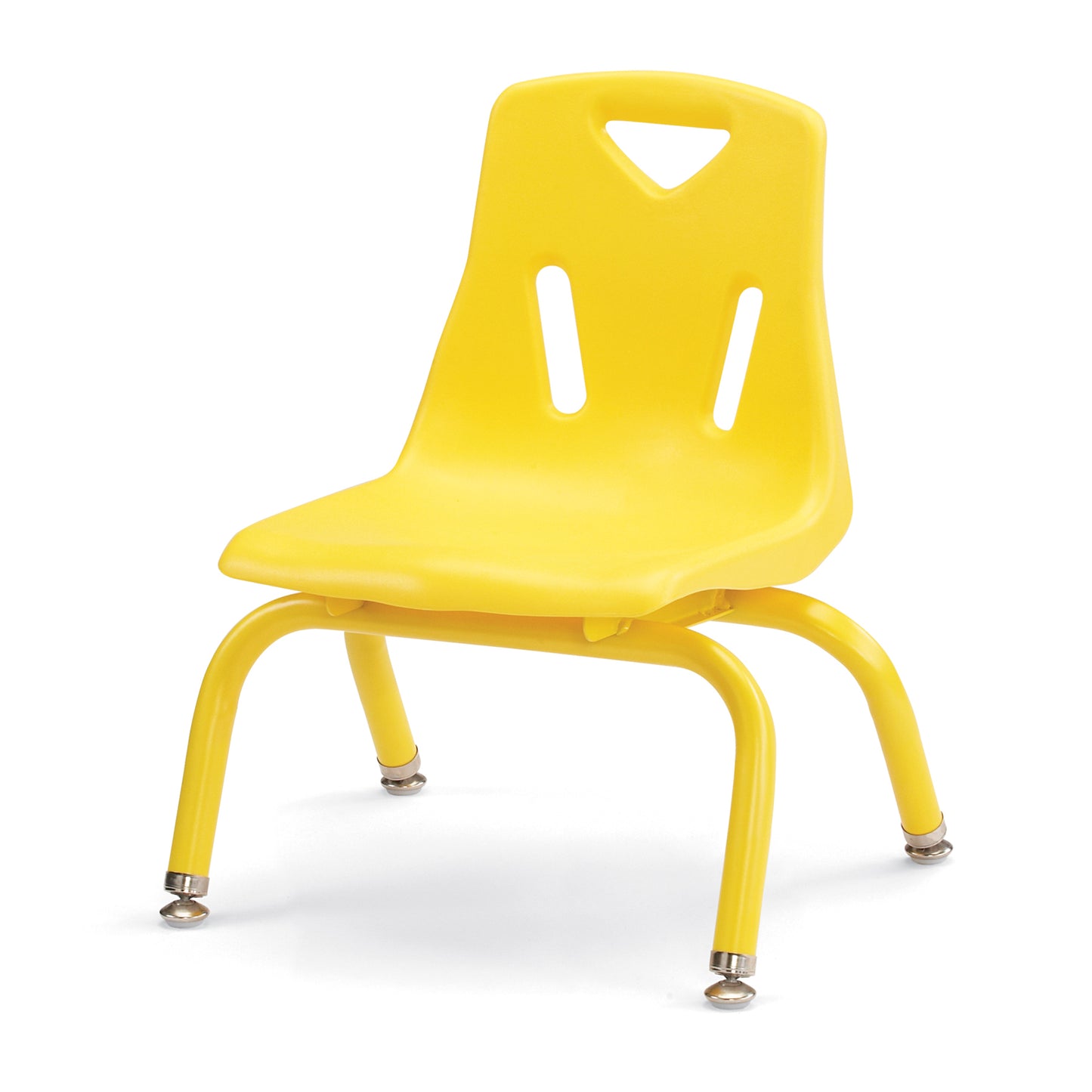 Berries Stacking Chair with Powder-Coated Legs - 8" Ht - Blue