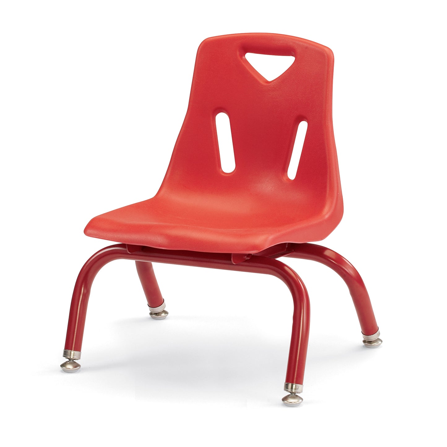 Berries Stacking Chair with Powder-Coated Legs - 8" Ht - Blue