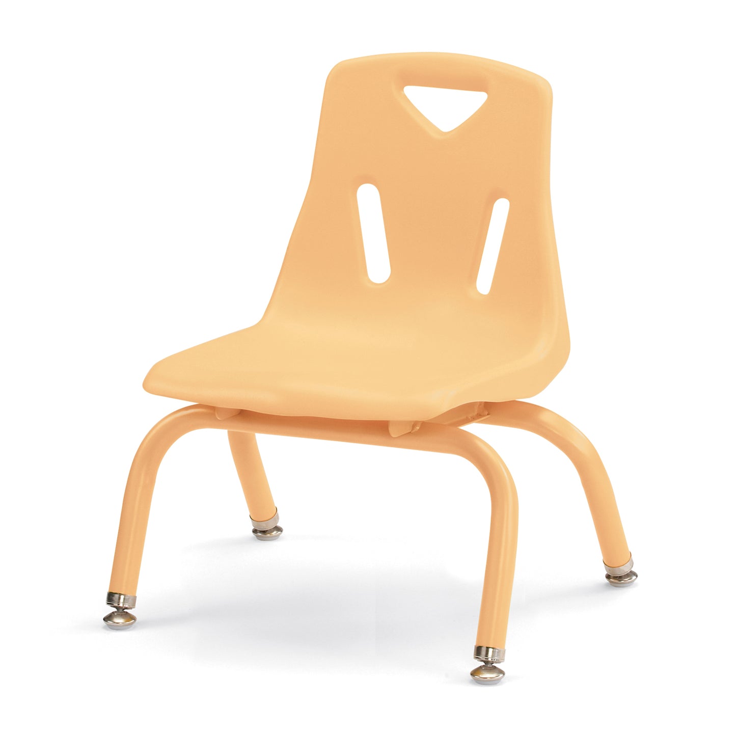 Berries Stacking Chair with Powder-Coated Legs - 8" Ht - Blue