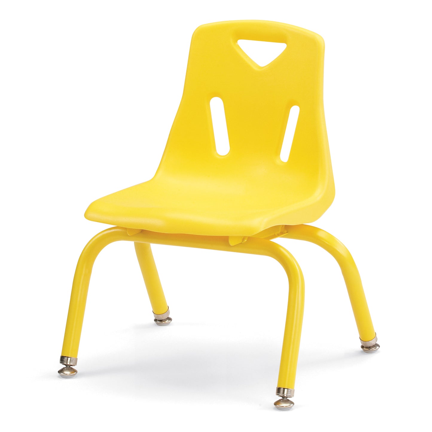 Berries Stacking Chair with Powder-Coated Legs - 8" Ht - Blue
