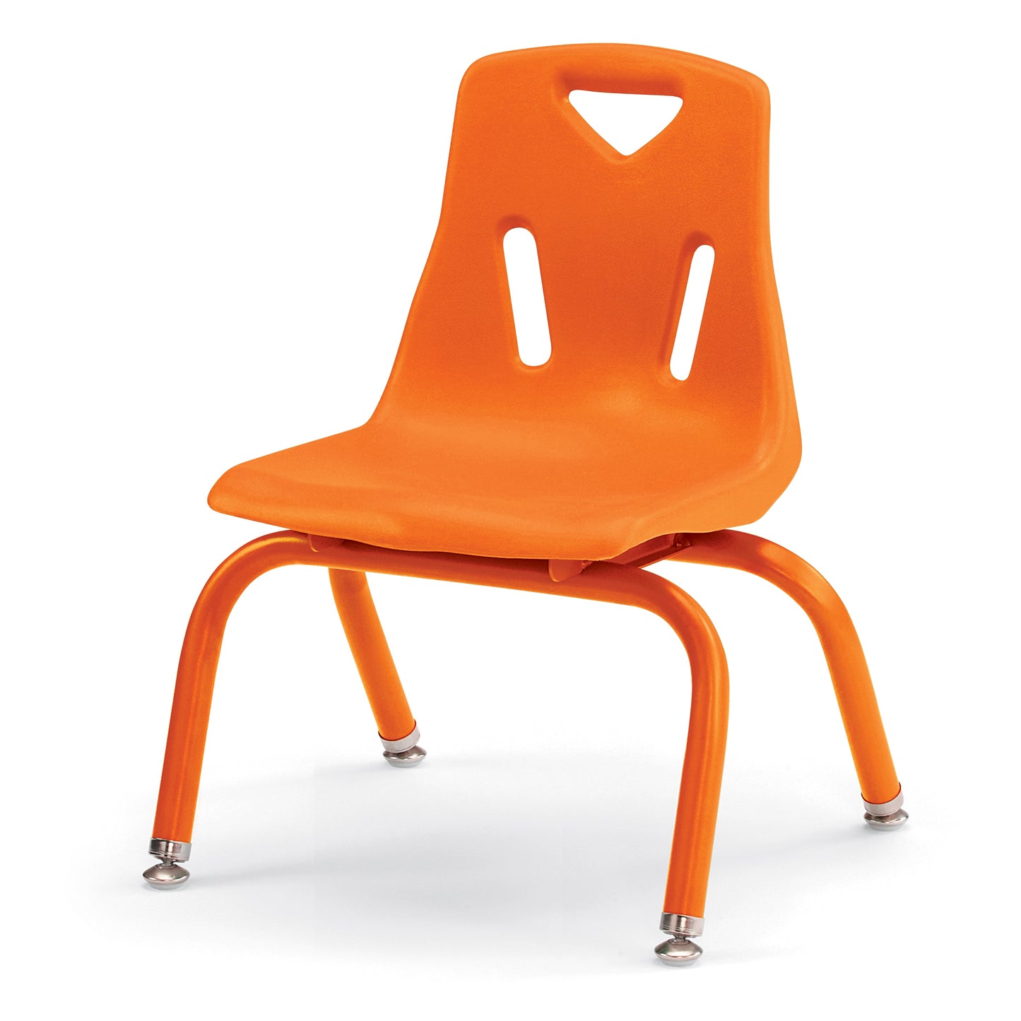 Berries Stacking Chair with Powder-Coated Legs - 8" Ht - Blue