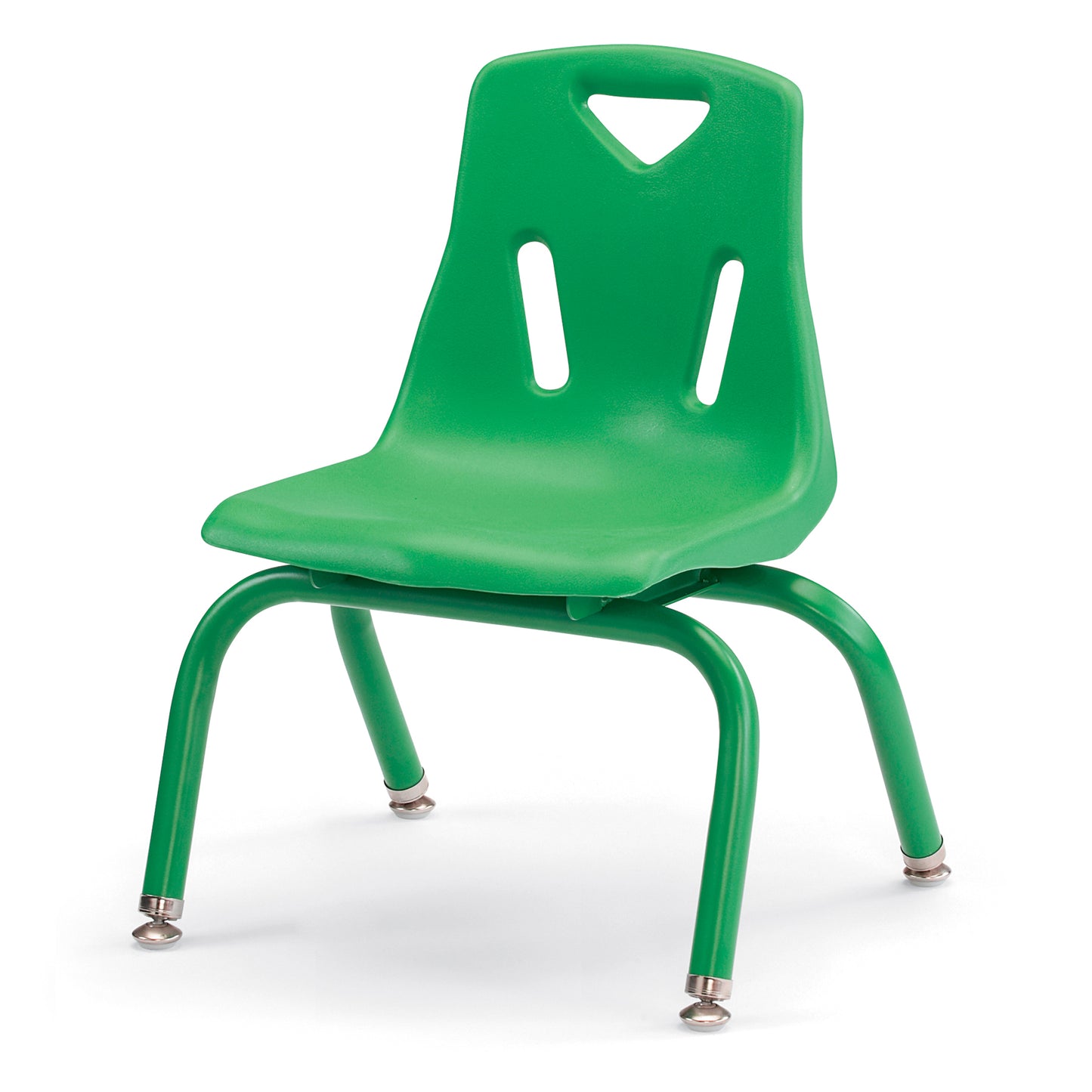 Berries Stacking Chair with Powder-Coated Legs - 8" Ht - Blue