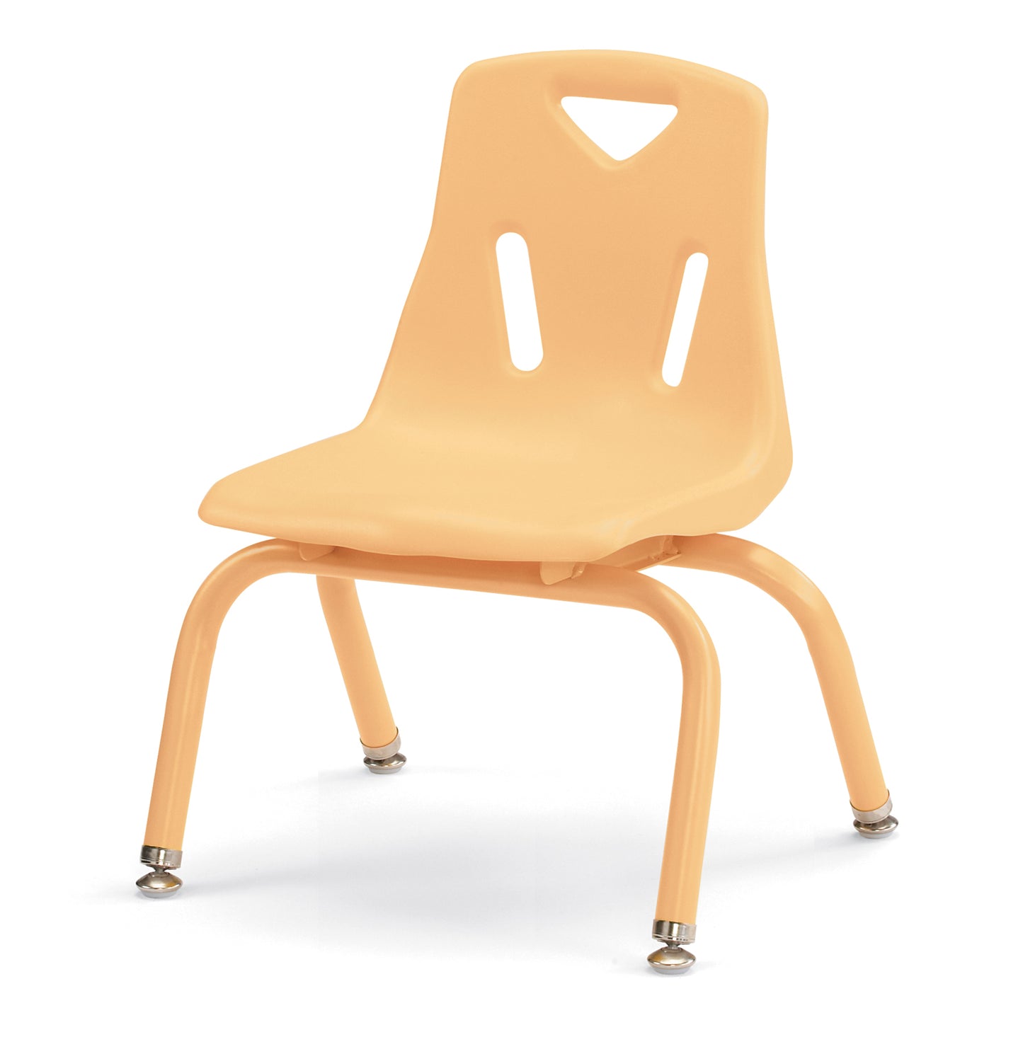 Berries Stacking Chair with Powder-Coated Legs - 8" Ht - Blue