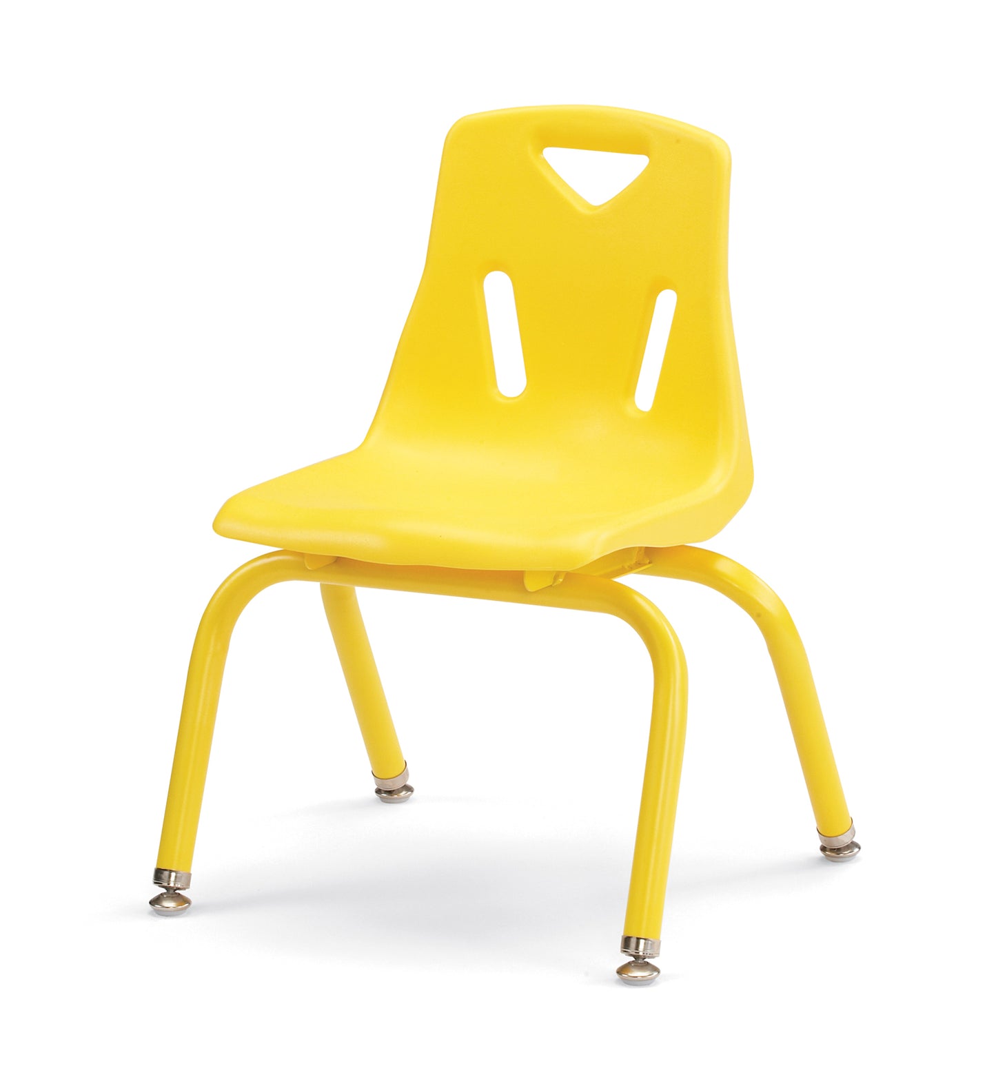 Berries Stacking Chair with Powder-Coated Legs - 8" Ht - Blue