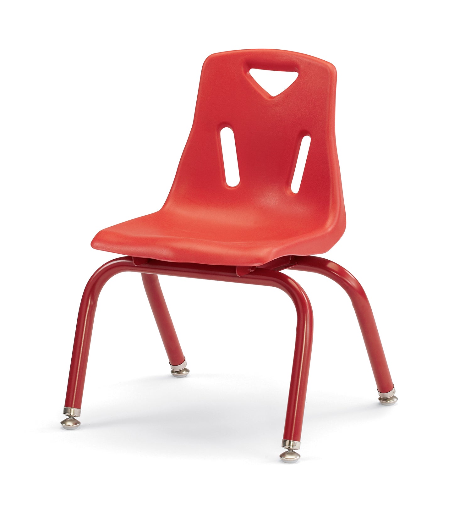 Berries Stacking Chair with Powder-Coated Legs - 8" Ht - Blue