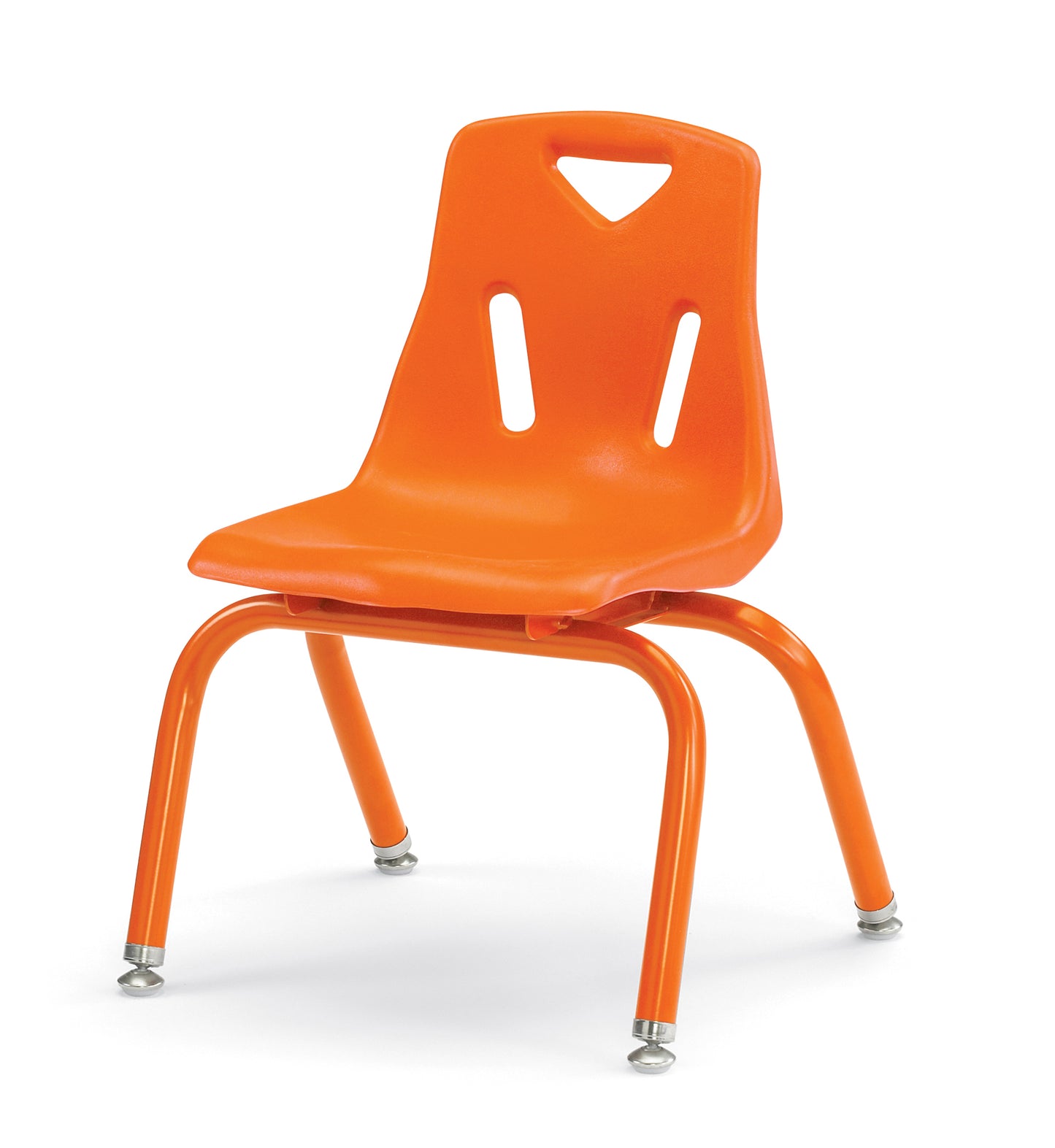 Berries Stacking Chair with Powder-Coated Legs - 8" Ht - Blue