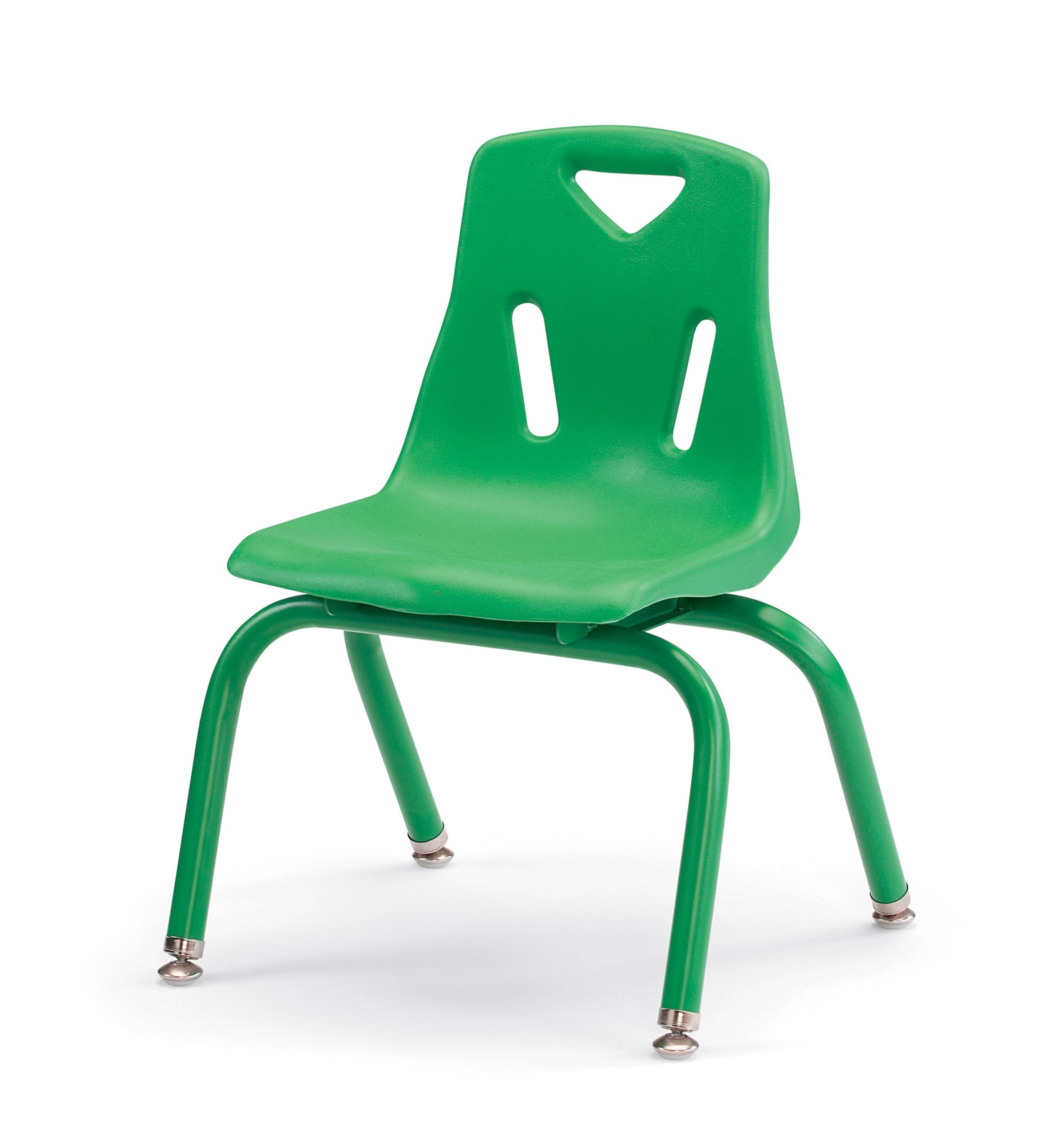 Berries Stacking Chair with Powder-Coated Legs - 8" Ht - Blue