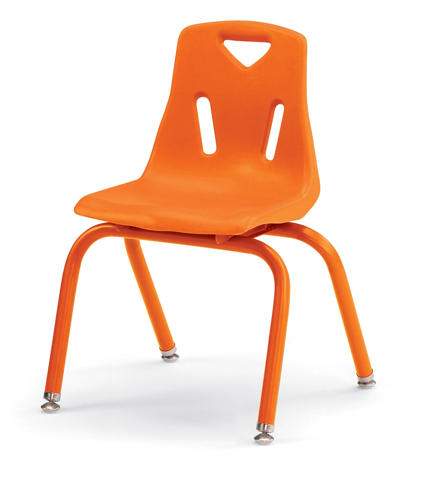 Berries Stacking Chair with Powder-Coated Legs - 8" Ht - Blue