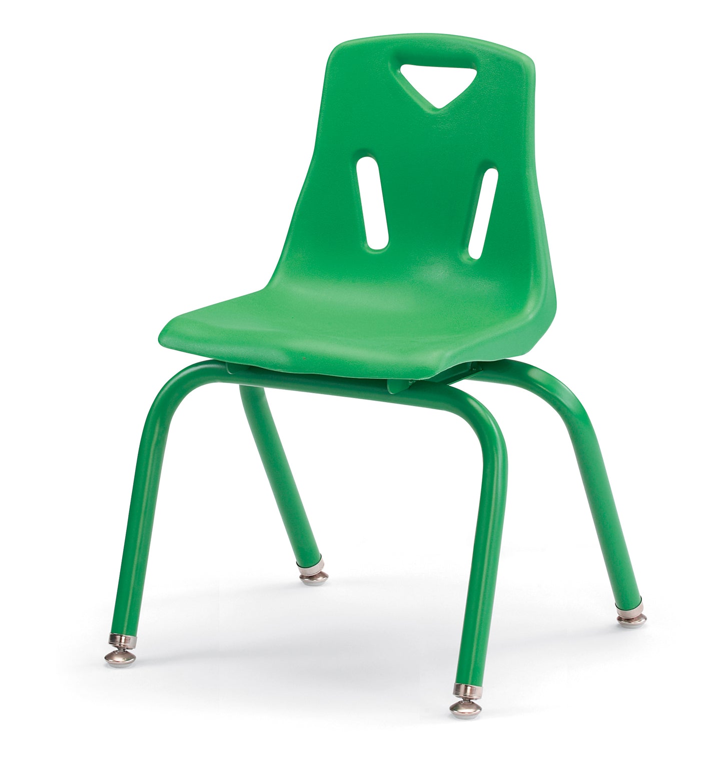 Berries Stacking Chair with Powder-Coated Legs - 8" Ht - Blue