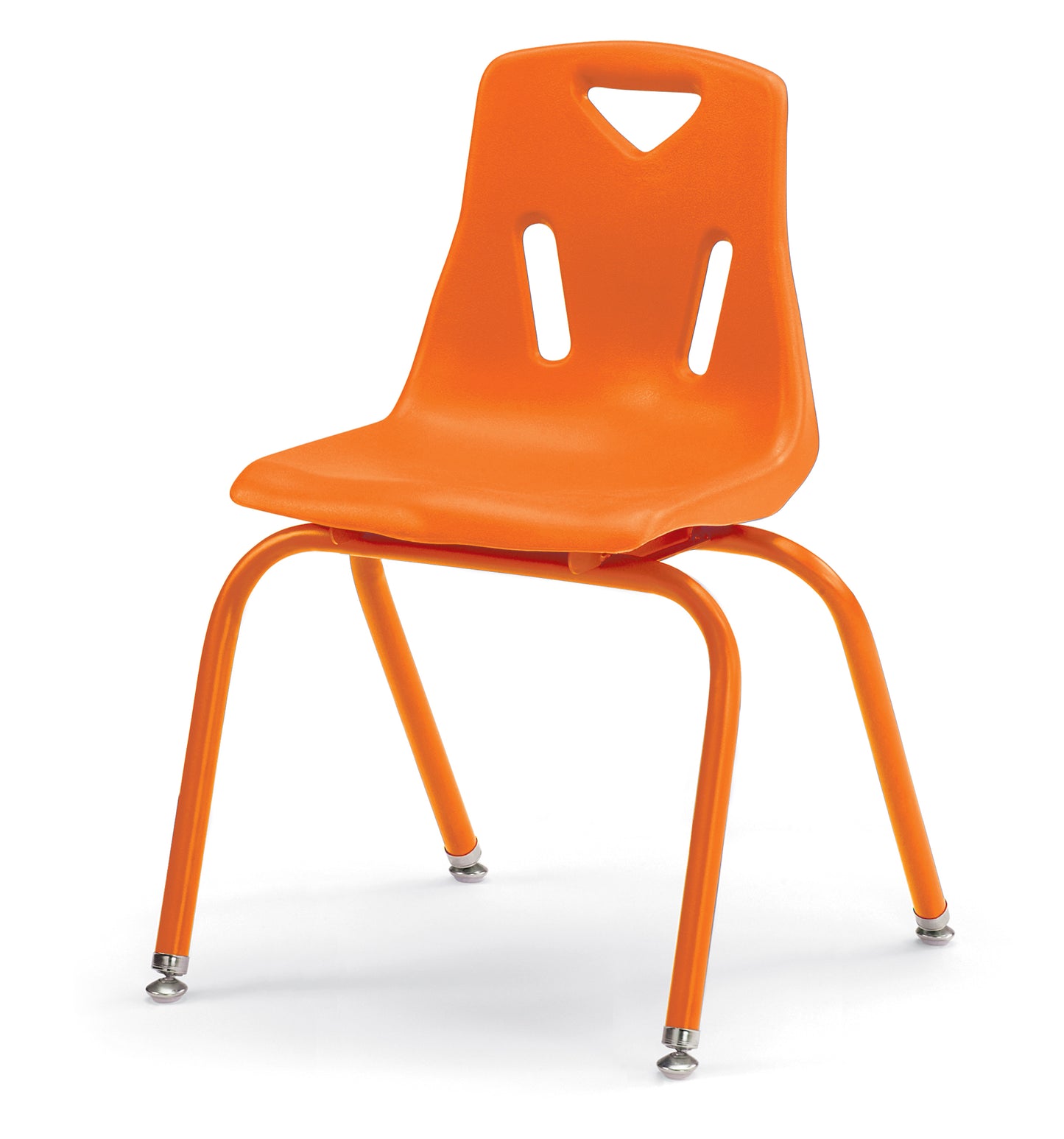 Berries Stacking Chair with Powder-Coated Legs - 8" Ht - Blue