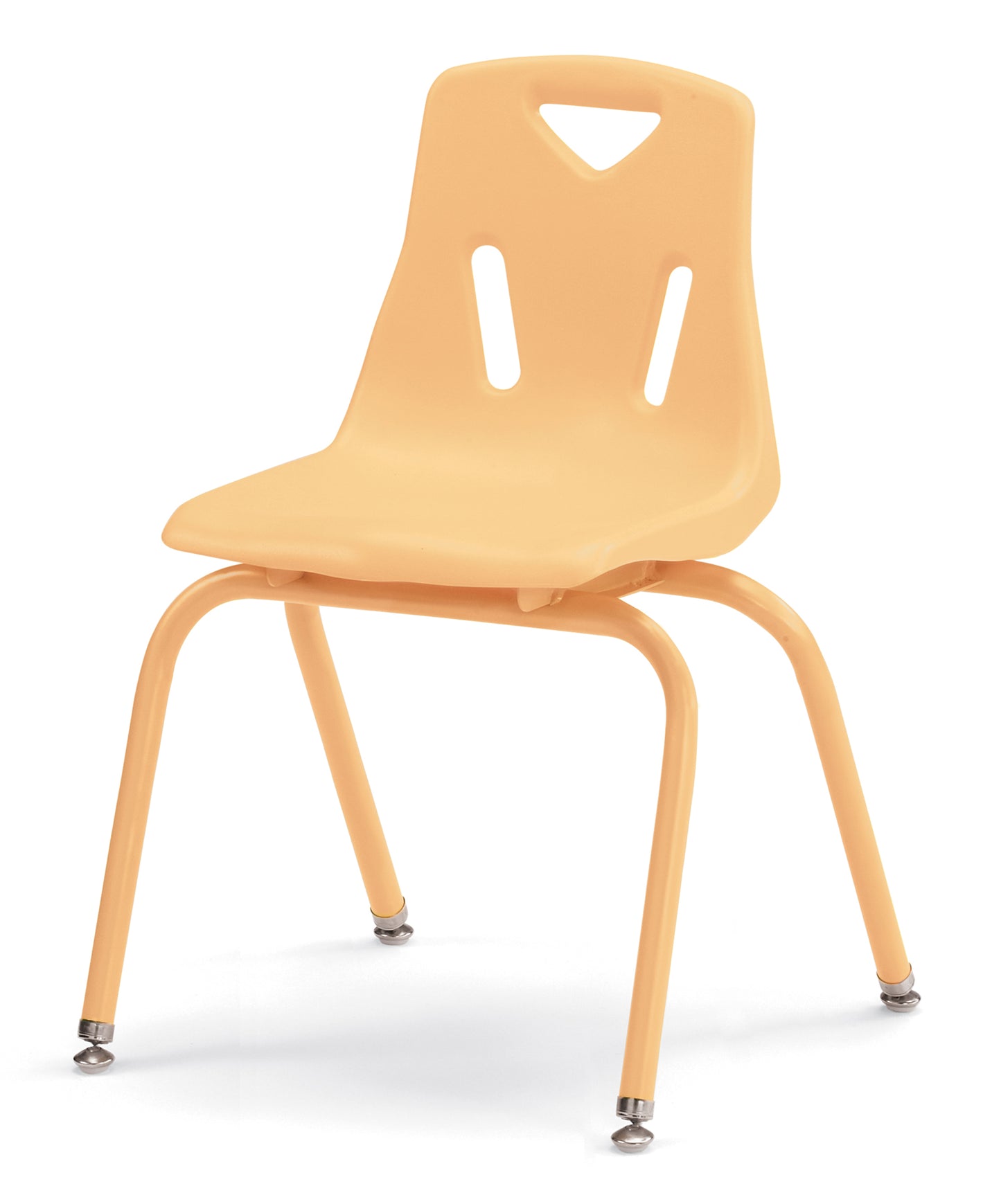 Berries Stacking Chair with Powder-Coated Legs - 8" Ht - Blue