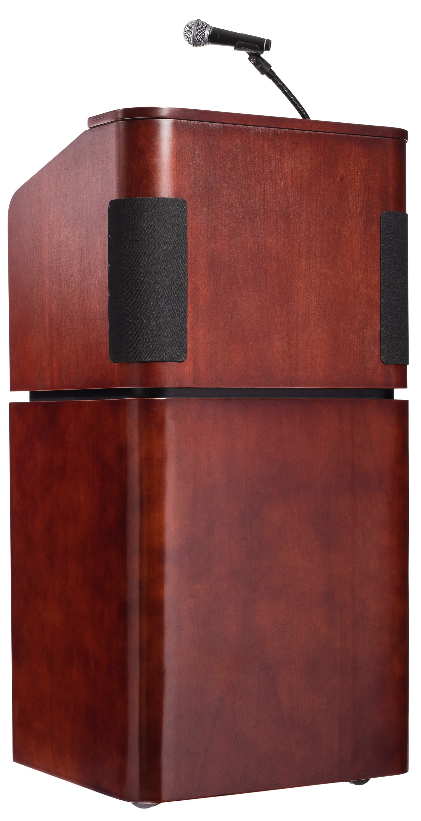 Tabletop & Base Combo Sound Lectern with Wireless Handheld Mic