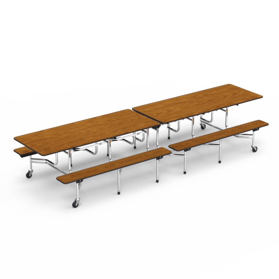 Mobile Series Tables with Benches