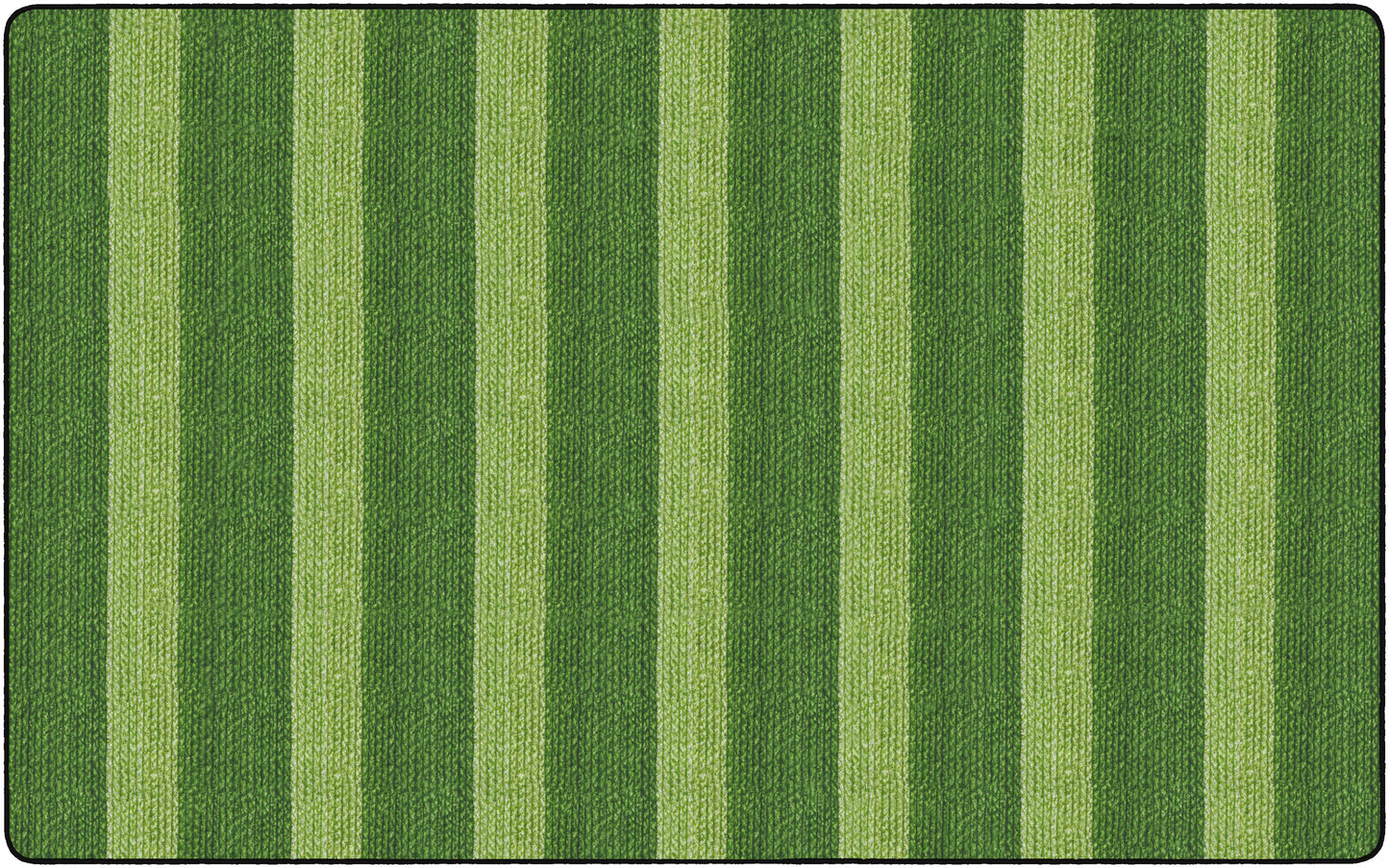 COZY BASKETWEAVE STRIPES/GREEN