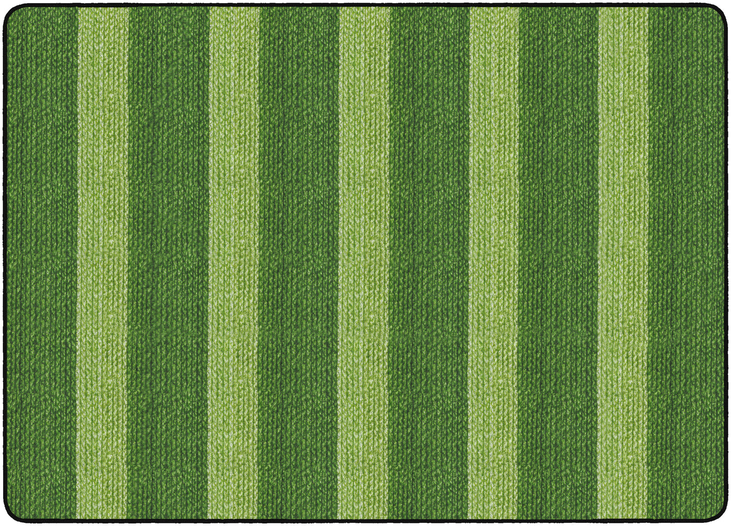 COZY BASKETWEAVE STRIPES/GREEN