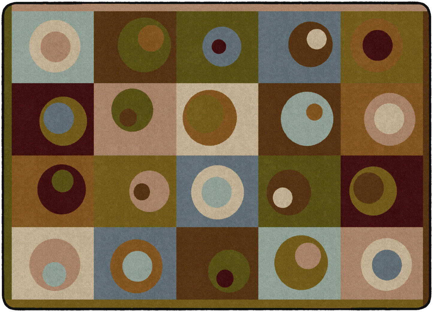 SILLY CIRCLES EARTH TONE