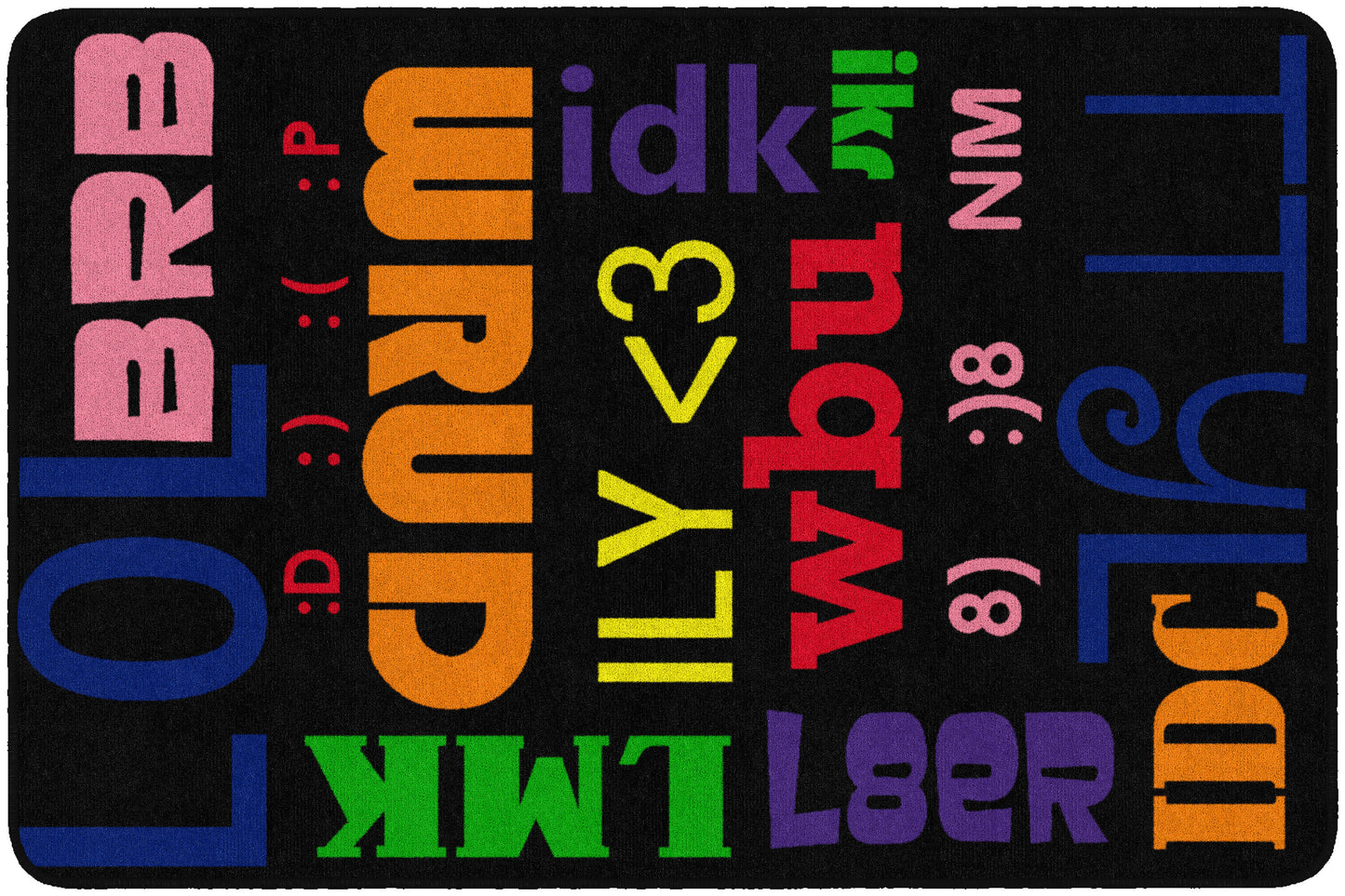 TEXT MIX BLACK