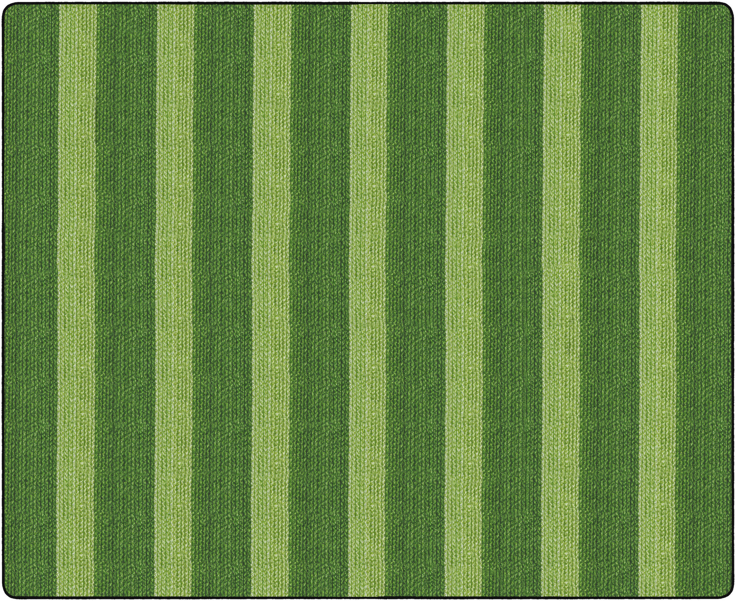 COZY BASKETWEAVE STRIPES/GREEN