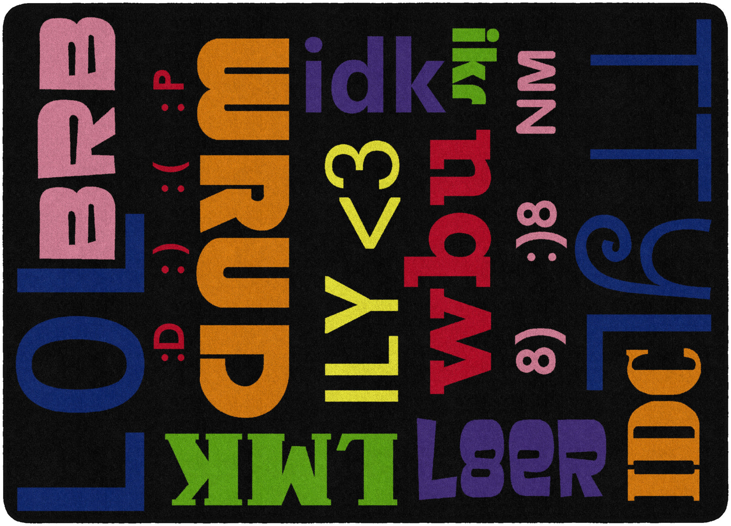 TEXT MIX BLACK