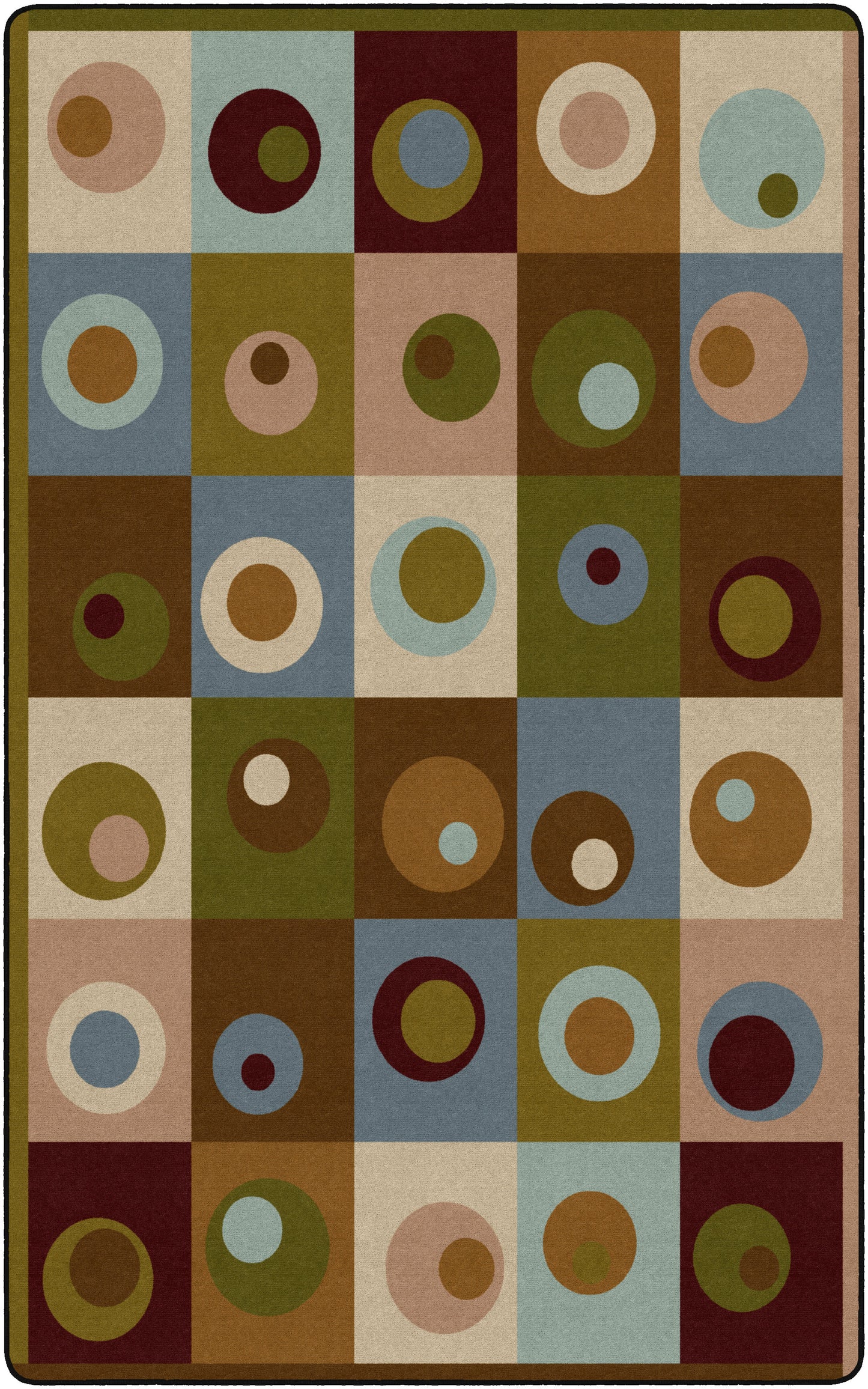 SILLY CIRCLES EARTH TONE