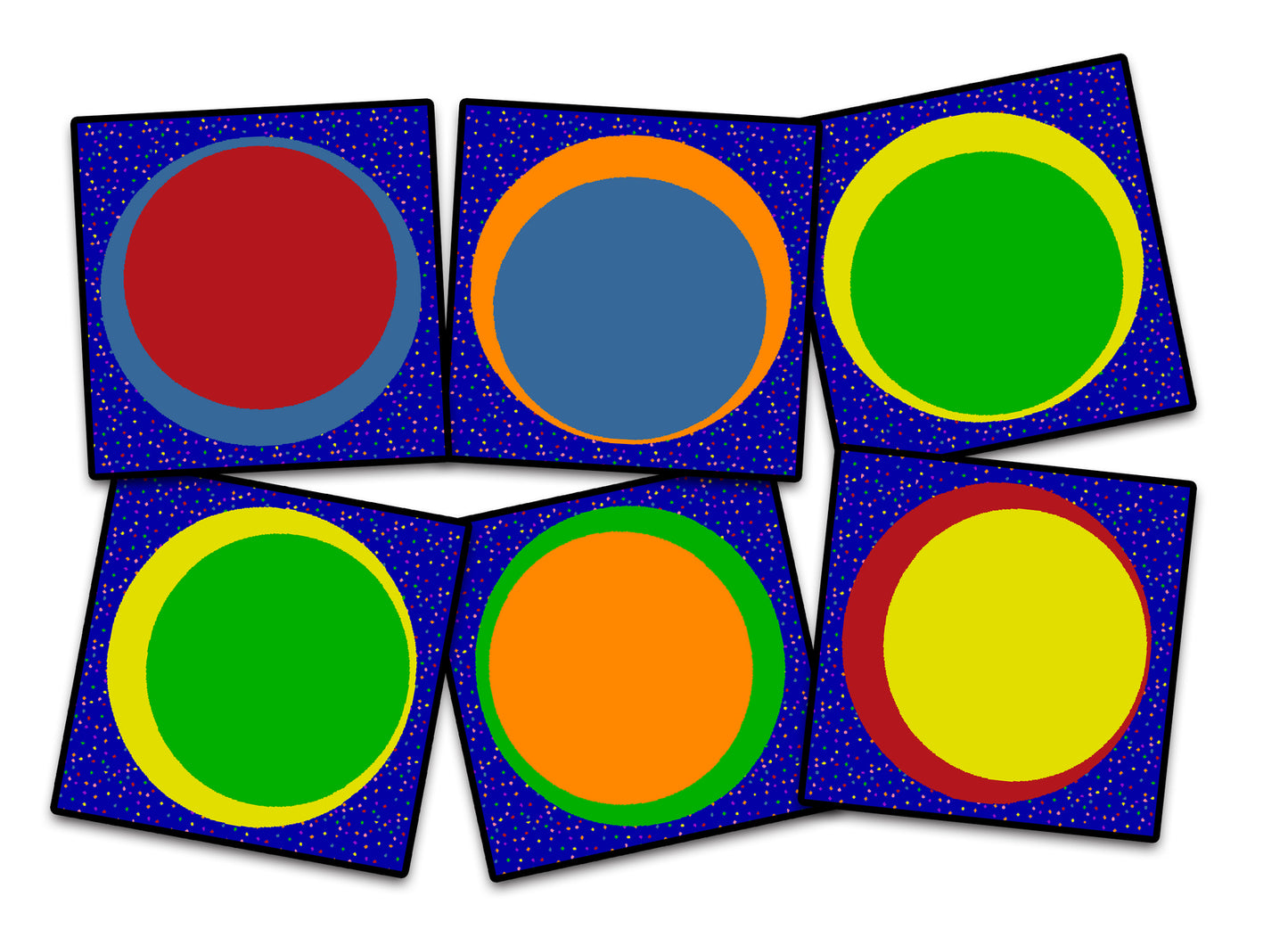 SITTING SPOTS PRIMARY (SET OF 6)