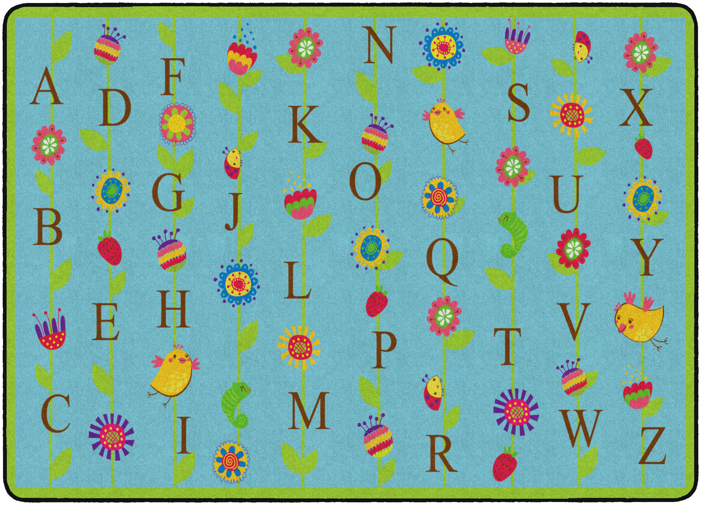 BLOOMING ALPHABET BLUE