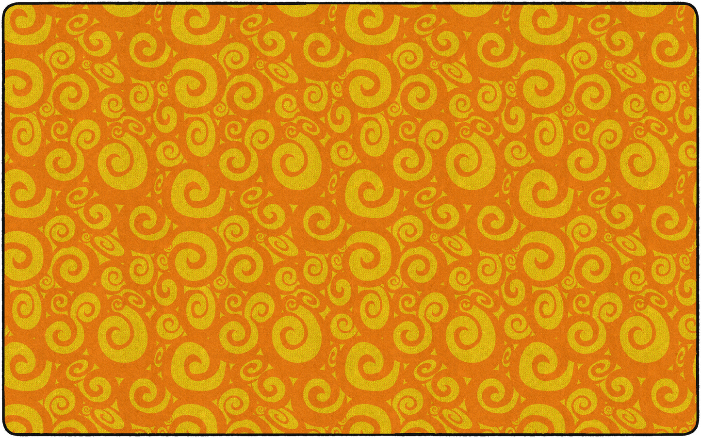 SWIRL TONE ON TONE ORANGE