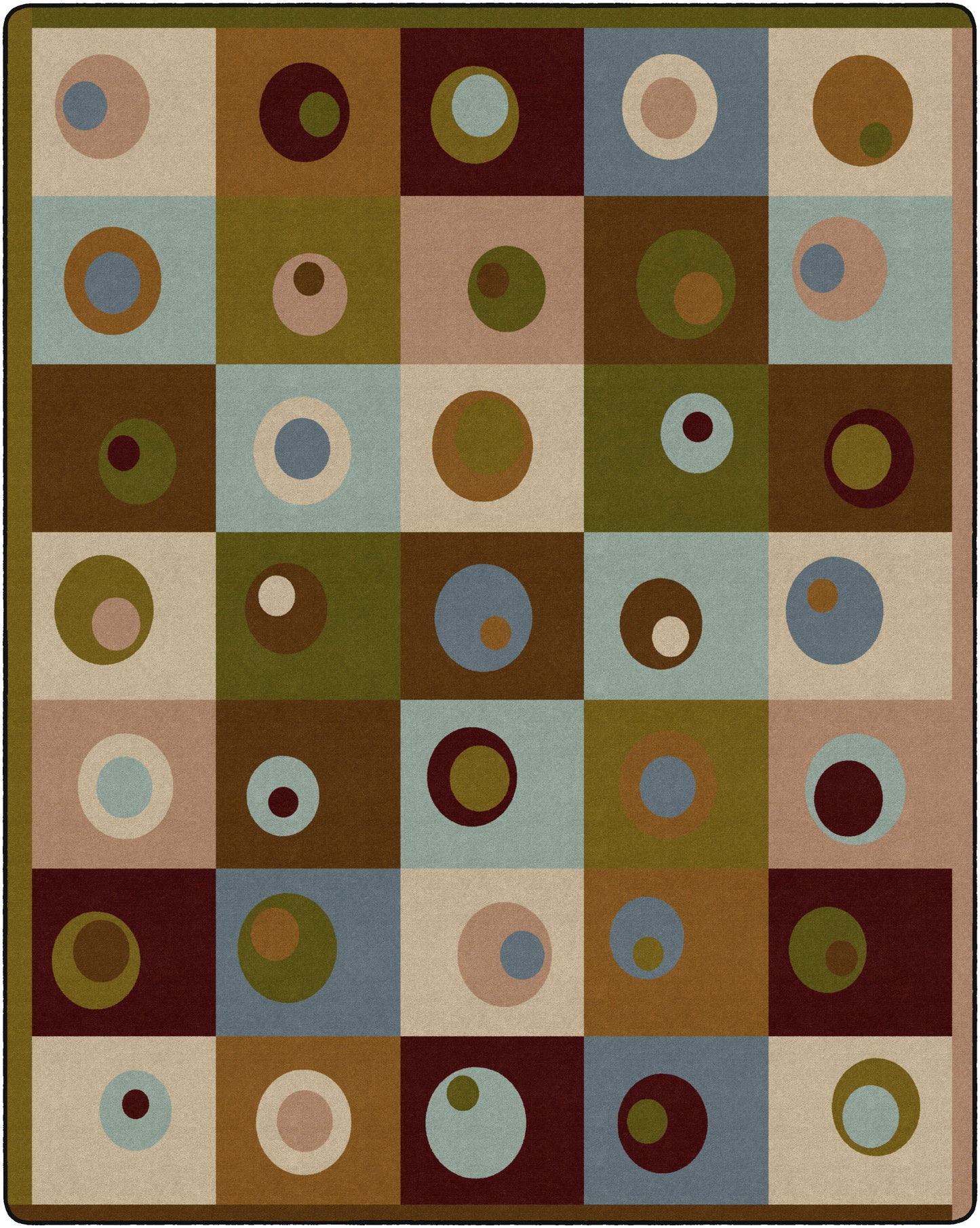 SILLY CIRCLES EARTH TONE