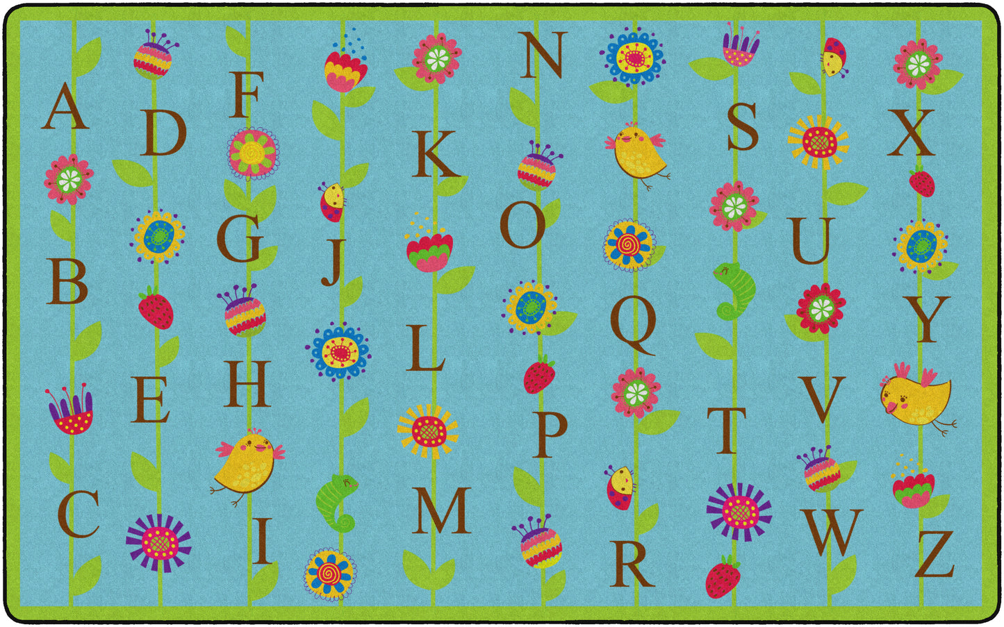 BLOOMING ALPHABET BLUE