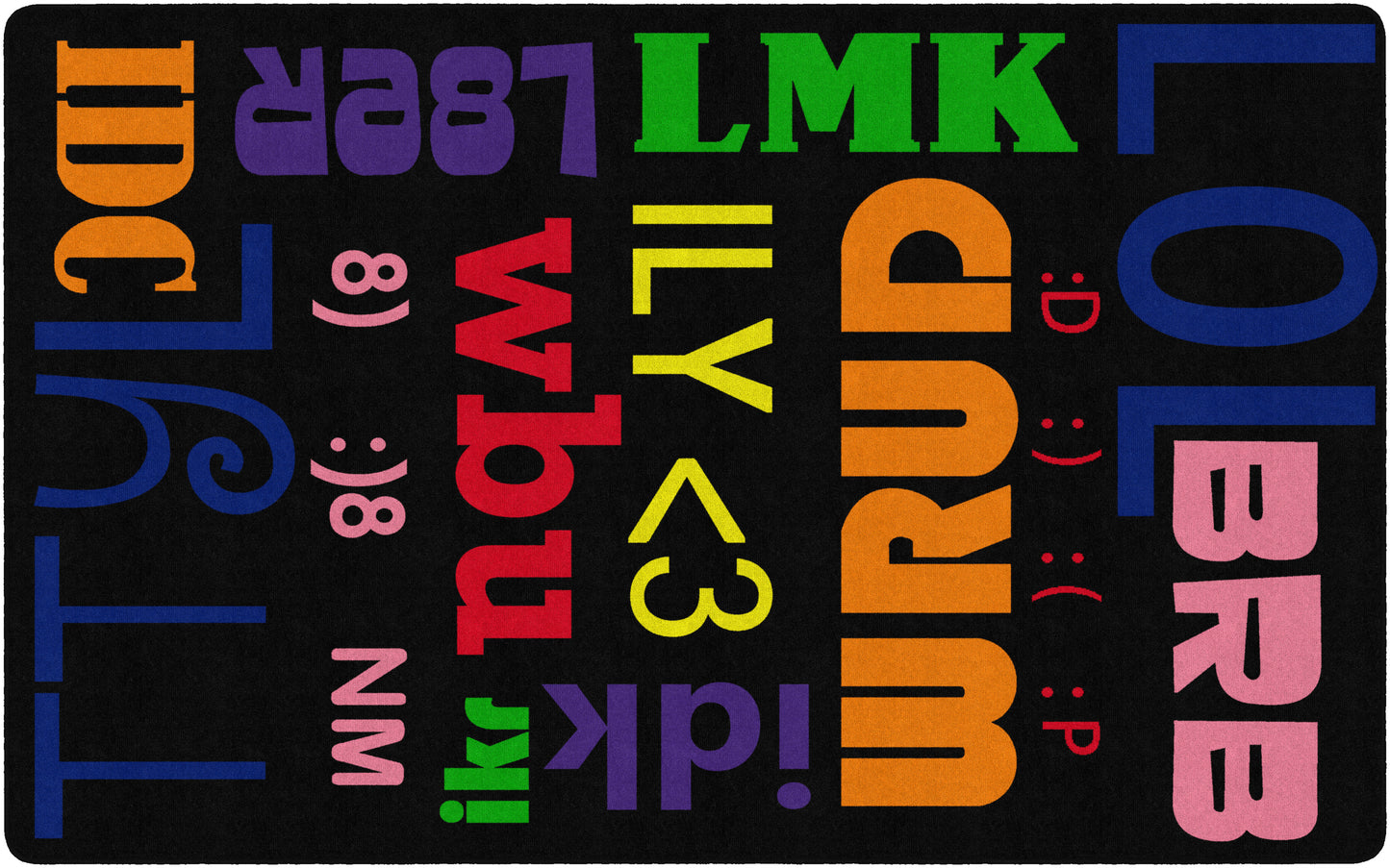 TEXT MIX BLACK