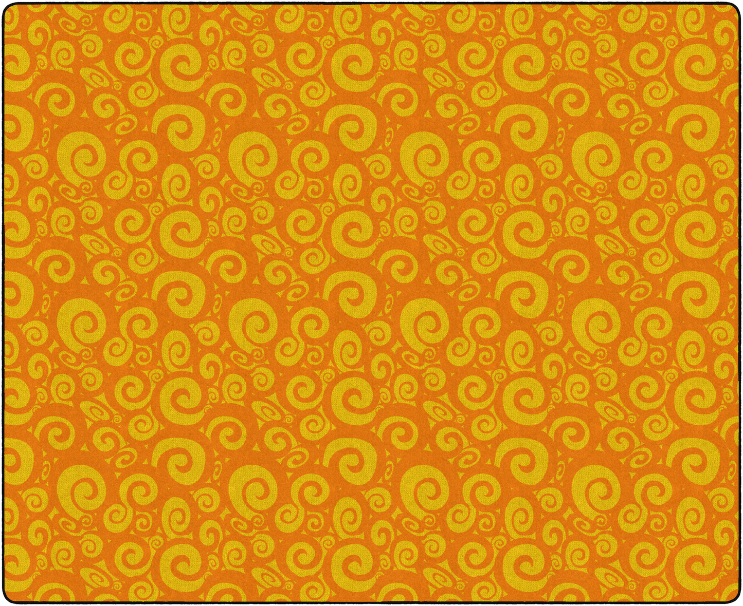 SWIRL TONE ON TONE ORANGE