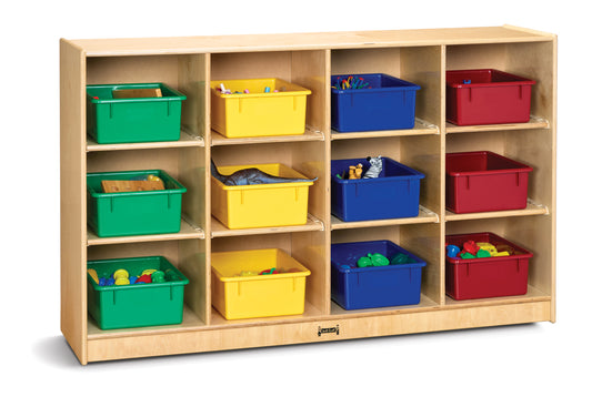 Jonti-Craft 12 Tub Large Mobile Unit - with Colored Tubs