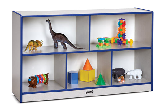 Rainbow Accents Low Single Mobile Storage Unit - Blue