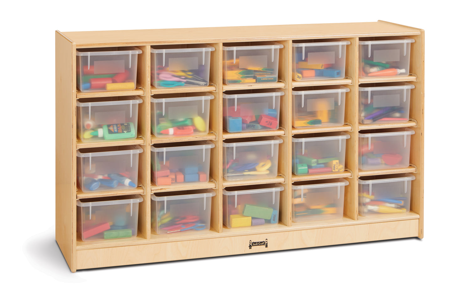 Jonti-Craft 20 Cubbie-Tray Mobile Storage - without Trays