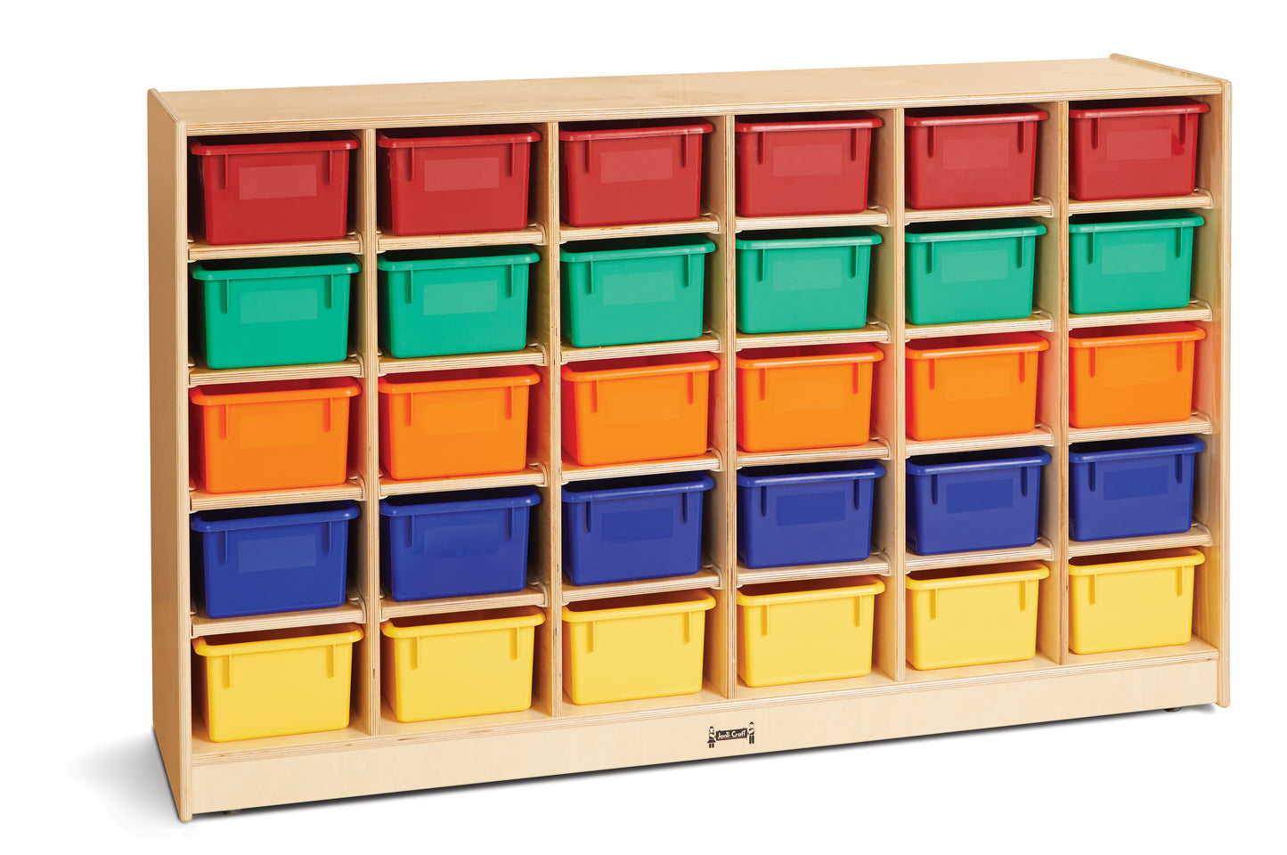 Jonti-Craft 30 Cubbie-Tray Mobile Storage - without Trays