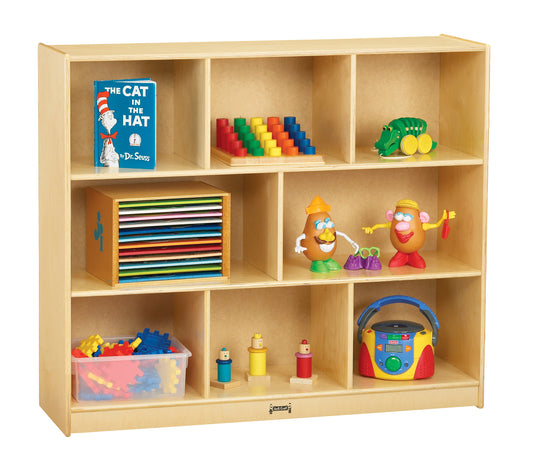 Jonti-Craft Mega Mobile Single Storage Unit - Magnetic Write-n-Wipe Back