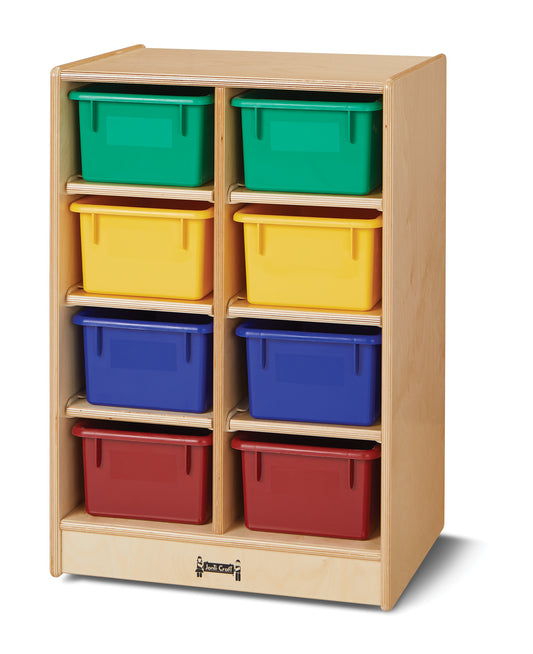 Jonti-Craft 8 Cubbie-Tray Mobile Unit - without Trays