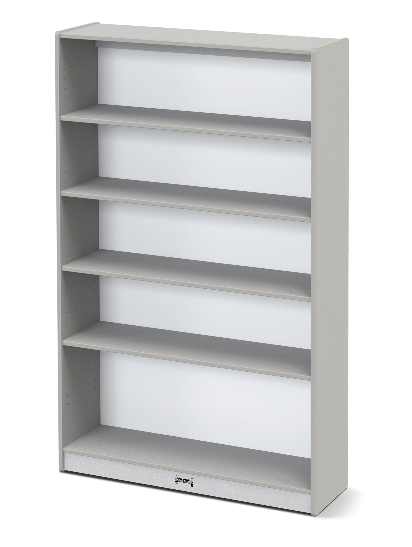 Rainbow Accents Tall Bookcase  - Gray