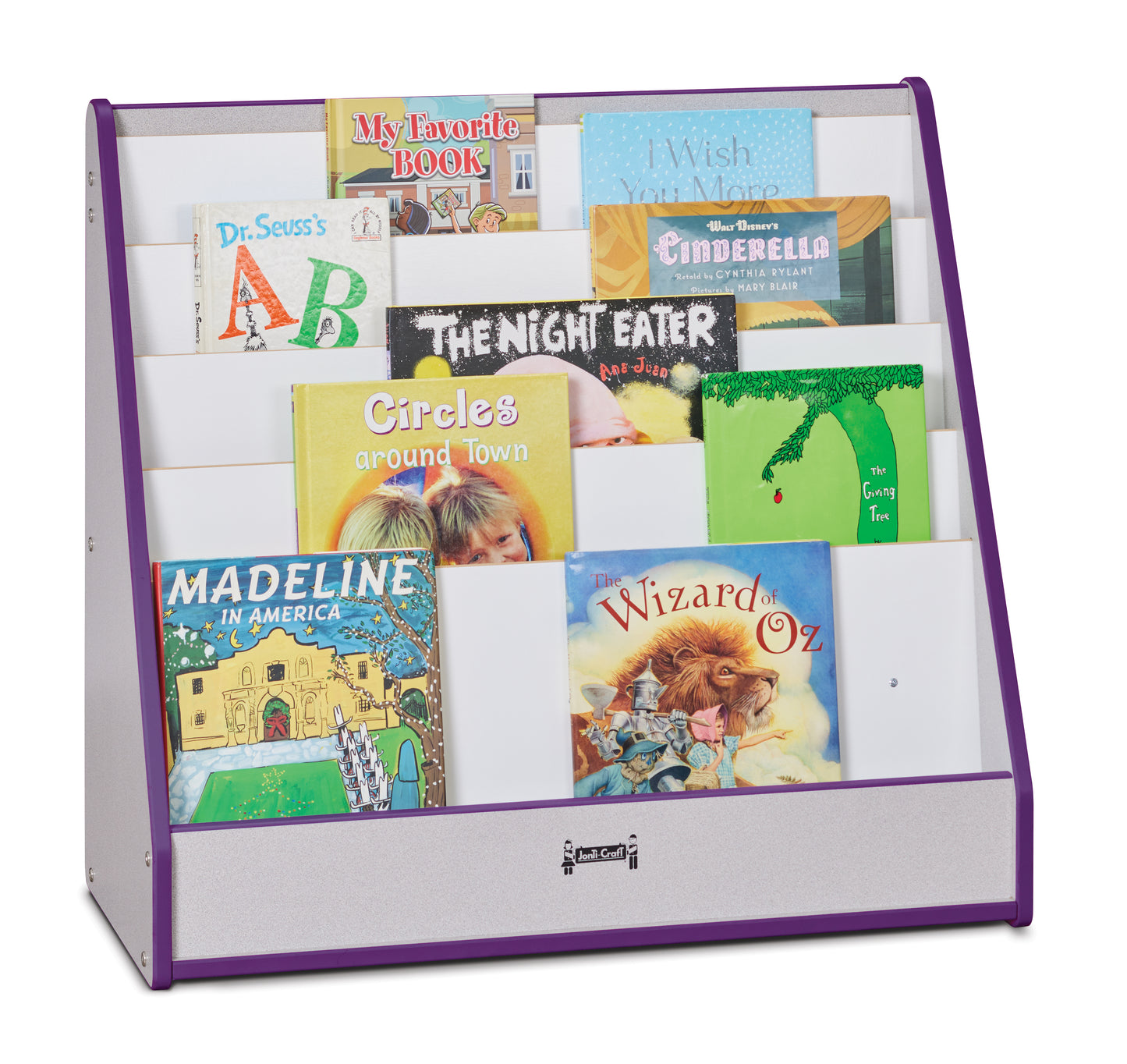 Rainbow Accents Flushback Pick-a-Book Stand - Purple