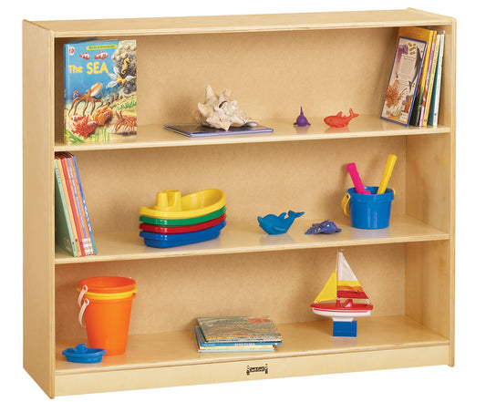 Jonti-Craft Mega Mobile Straight-Shelf - Magnetic Write-n-Wipe Back