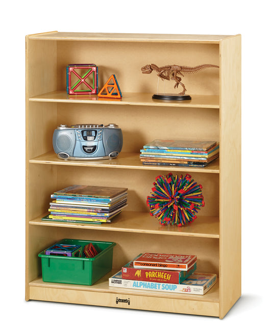 Jonti-Craft Tall Fixed Straight-Shelf Bookcase - Magnetic Write-n-Wipe Back