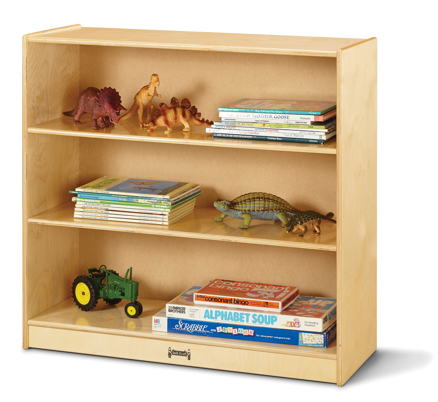 Jonti-Craft Fixed Straight-Shelf Bookcase - Magnetic Write-n-Wipe Back