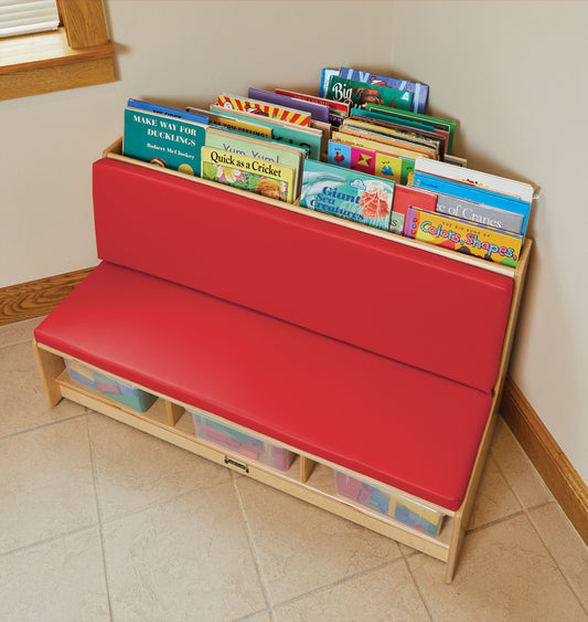 Jonti-Craft Corner Literacy Nook - Red