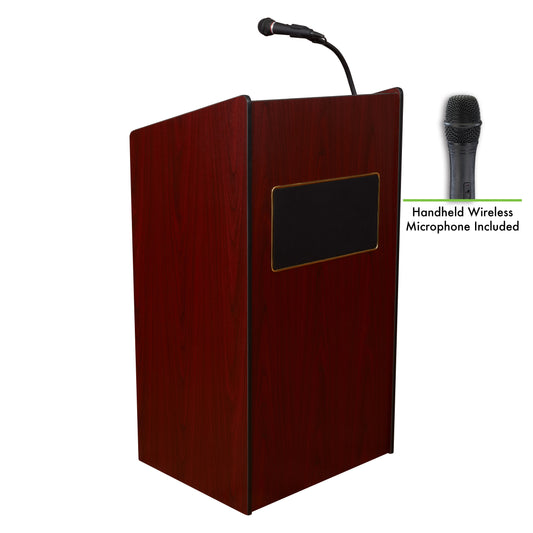 Aristocrat Sound Lectern with Wireless Handheld Mic