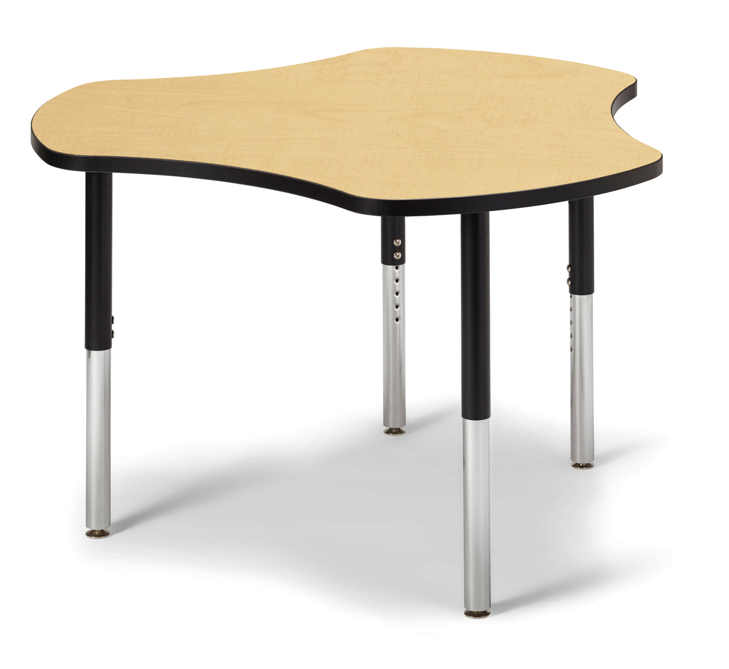 Berries Collaborative Hub Table - 44" X 47" - Freckled Gray/Gray