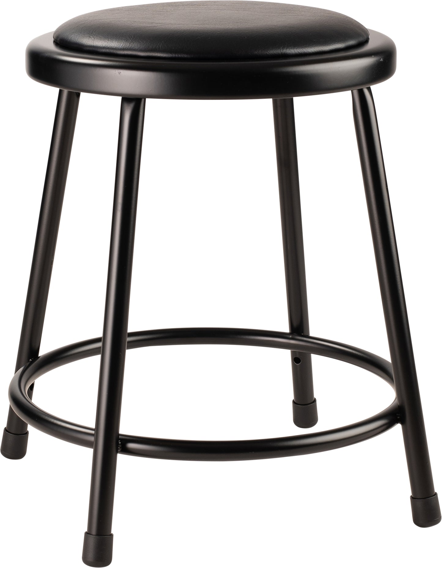 18" Heavy Duty Vinyl Padded Steel Stool